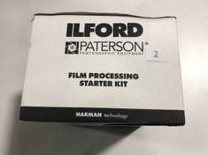ILFORD PATERSON FILM PROCESSING STARTER KIT (ROW 1)