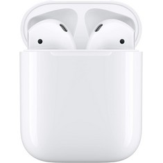 APPLE AIRPODS EAR BUDS (ORIGINAL RRP - £129.00) IN WHITE. (WITH BOX) [JPTC56583]