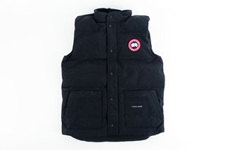 MENS CANADA GOOSE FREESTYLE VEST GILET IN BLACK - SIZE MEDIUM - RRP £575: LOCATION - A*