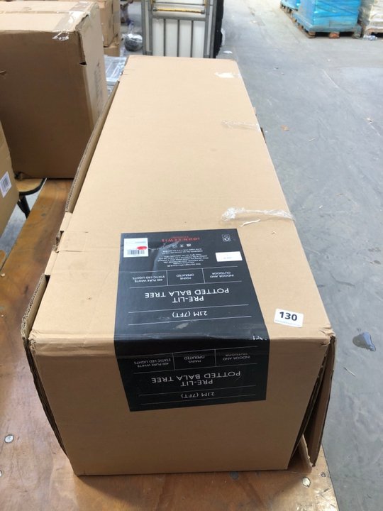 John Pye Auctions JOHN LEWIS & PARTNERS BALA GREEN POTTED PRELIT 7FT