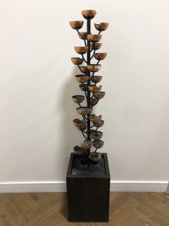 2 X ITEMS TO INCLUDE SAMBA MULTI SIZE FOLD A GOAL AND BLOOMINGTON  165CM CASCADING CUP FOUNTAIN, RRP £500