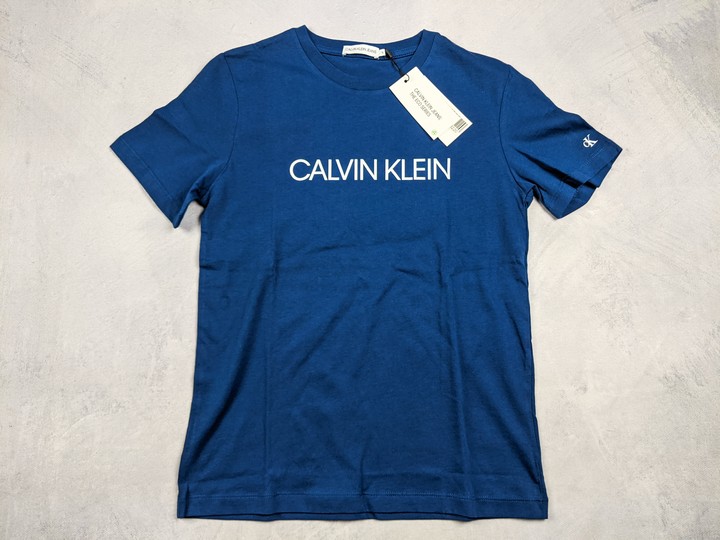 Calvin Klein Calvin Klein Jeans Boys Organic Cotton Logo T-Shirt, 12 Years
