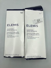 X2 ELEMIS, CLEANSING MICELLAR WATER 200ML. RRP £52:: LOCATION - A