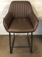 JOHN LEWIS PARTNERS BROOKS BAR CHAIR RRP £169:: LOCATION - BACK FLOOR(COLLECTION OR OPTIONAL DELIVERY AVAILABLE)