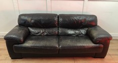 VIOLINO BELGRAVIA LIQUORICE VANTAGE 3 SEATER SOFA: LOCATION - GARAGE FLOOR(COLLECTION OR OPTIONAL DELIVERY AVAILABLE)
