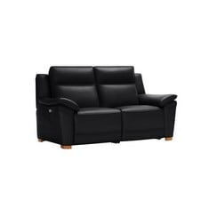 OAK FURNITURE LAND DUNE 3 SEATER ELECTRIC RECLINER SOFA MIDNIGHT LEATHER - RRP £2149 (BLOCK A)(COLLECTION OR OPTIONAL DELIVERY AVAILABLE*)