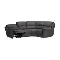 OAK FURNITURE LAND GOODWOOD MODULAR 4 SEATER CORNER RECLINER PLUSH CHARCOAL FABRIC - RRP £2129 (CAN BE LEFT OR RIGHT HANDED) (BLOCK A)(COLLECTION OR OPTIONAL DELIVERY AVAILABLE*)