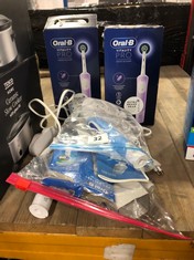 APPROX 6 X ASSORTED TOOTHBRUSHES TO INCLUDE ORAL B VITALITY PRO ELECTRIC TOOTHBRUSH (ROW 1)