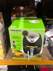 PROGRESS 3.2L HOT AIR FRYER TO INCLUDE TOWER 4L SINGLE BASKET AIR FRYER (ROW 1)