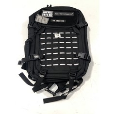 BUILT FOR ATHLETES NO EXCUSES BACKPACK IN BLACK (ROW 1)