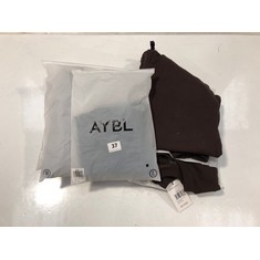 5 X ASSORTED CLOTHES TO INCLUDE AYBL BALANCE V2 SEAMLESS LEGGINGS SIZE L IN BLACK (ROW 1)