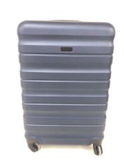 2 X ASSORTED SUITCASES INCLUDING ANYDAY NAVY BLUE HARD SHELL SUITCASE .
