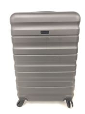 2 X ASSORTED SUITCASES INCLUDING ANYDAY GREY HARD SHELL SUITCASE .
