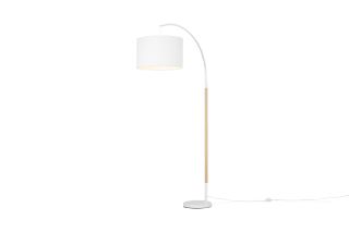 3 x Item Incomplete. Box 1 of 2 Only.  Kyle Overreach Floor Lamp, White.