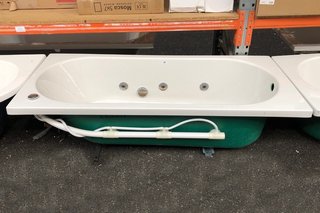 1600 X 700MM NTH SINGLE ENDED 6 JET SPA BATH WITH MOTOR & SWITCHES - RRP £1305: LOCATION - B4