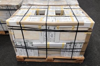 PALLET OF RAK 500 X 330MM CERAMIC WALL TILES IN BEIGE MARBLE APPROX 50M2 TOTAL - RRP £2107 (APPROX 988KG PER PALLET) PLEASE BRING SUITABLE VEHICLE: LOCATION - A1