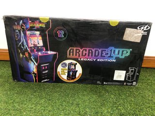 ARCADE 1 UP LEGACY EDITION BASIC UNIT WITH LICENSED RISER RRP £499: LOCATION - B1