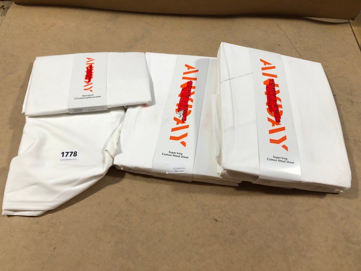 John Pye Auctions 3 X JOHN LEWIS AND PARTNERS SUPER KING SIZE FITTED