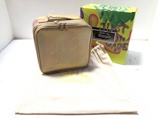 MADE BY MITCHELL ORIGINAL TRAVEL CASE IN GOLD RRP - £100: LOCATION - A1 FRONT
