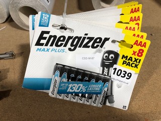 11 X PACKS OF AAA ENERGIZER BATTERIES: LOCATION - AR2