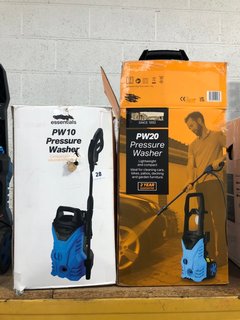 2 X ASSORTED PRESSURE WASHERS TO INCLUDE PW20 PRESSURE WASHER: LOCATION - BR11