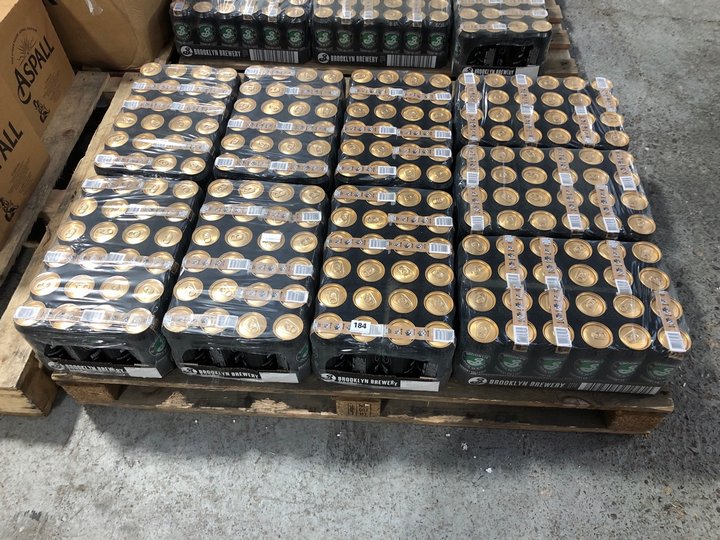 John Pye Auctions PALLET OF BROOKLYN BREWERY BROOKLYN AMBER LAGER 5.0