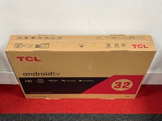 TCL SMART HD 32" HDR, ANDROID TV (ORIGINAL RRP - £150.00): MODEL NO 32S5209K (ACCESSORIES SEALED IN BAG, VERY GOOD COSMETIC CONDITION) [JPTM104746]. THIS PRODUCT IS FULLY FUNCTIONAL AND IS PART OF OU