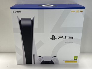 SONY PLAYSTATION 5 825 GB GAMES CONSOLE IN WHITE: MODEL NO CFI-1216A (WITH BOX & ALL ACCESSORIES) [JPTM104906]. THIS PRODUCT IS FULLY FUNCTIONAL AND IS PART OF OUR PREMIUM TECH AND ELECTRONICS RANGE