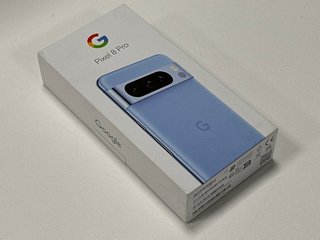 GOOGLE PIXEL 8 PRO 128 GB SMARTPHONE IN BAY: MODEL NO GA04841-GB (WITH BOX & ALL ACCESSORIES). NETWORK UNLOCKED [JPTM104677]. (SEALED UNIT). THIS PRODUCT IS FULLY FUNCTIONAL AND IS PART OF OUR PREMIU