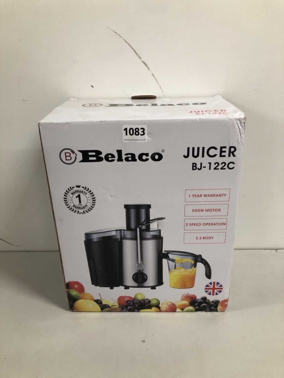 John Pye Auctions BELACO JUICER MODEL BJ122C