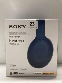 SONY WIRELESS NOISE CANCELLING STEREO HEADSET - MODEL WH-H910N