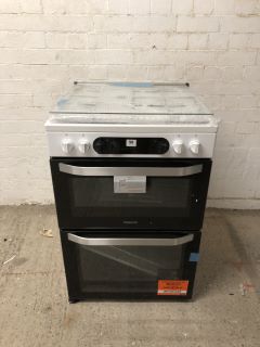 HOTPOINT FREESTANDING DOUBLE OVEN - MODEL HDM67G9C2CW