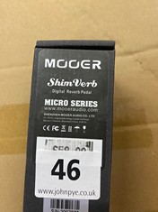 Mooer ShimVerb Digital Reverb Pedal Serial 2097972