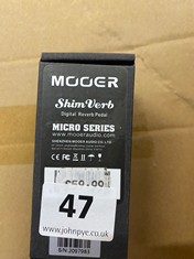 Mooer ShimVerb Digital Reverb Pedal Serial 2097983