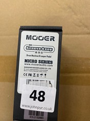Mooer Groove Loop Drum Machine & Looper Serial 2132693