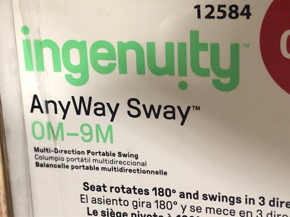 John Pye Auctions INGENUITY ANYWAY SWAY BABY BOUNCER TO INCLUDE MAMAS