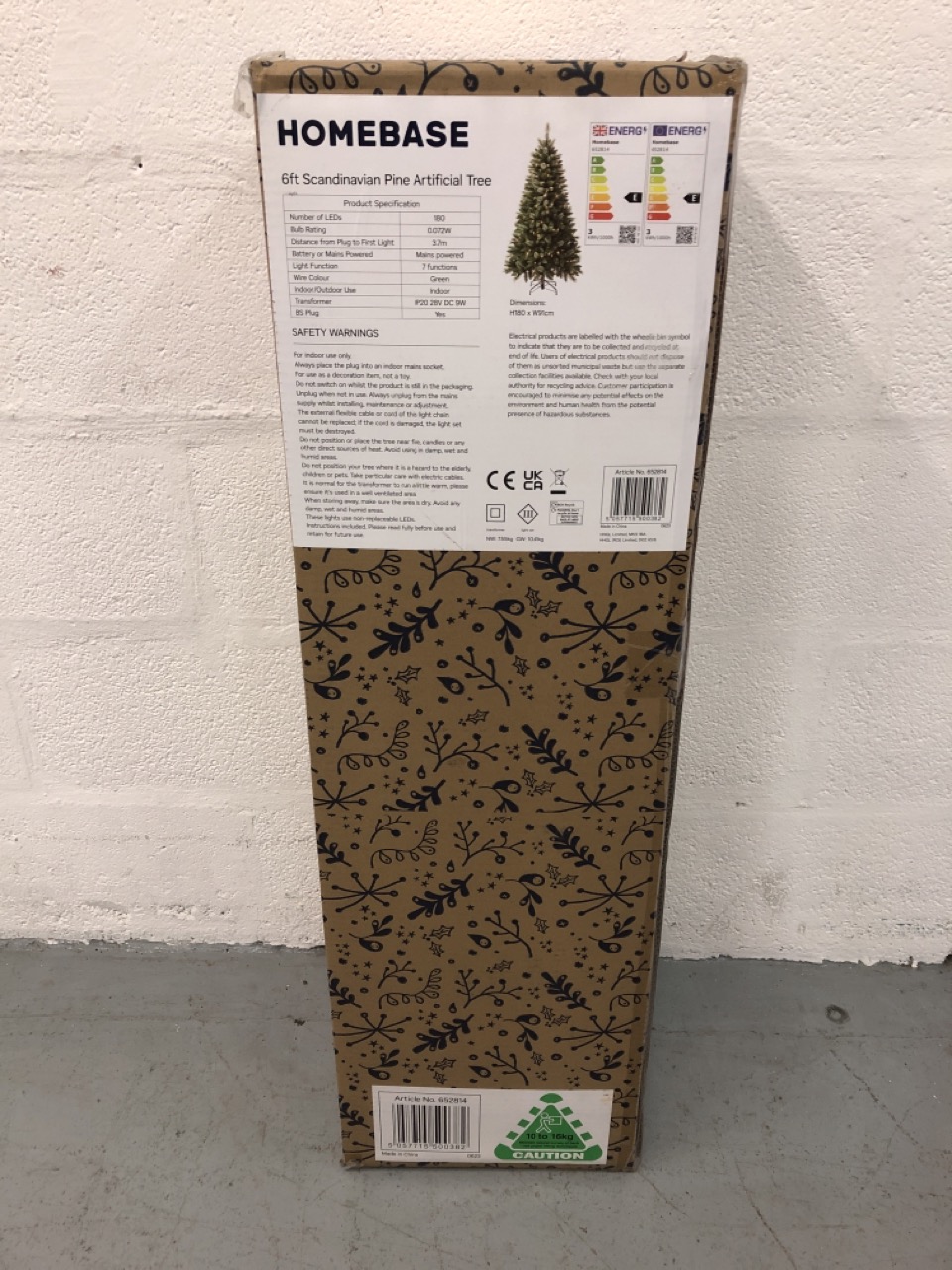 John Pye Auctions 2X ITEMS TO INCLUDE, HOMEBASE ARTIFICIAL TREE, BIRD