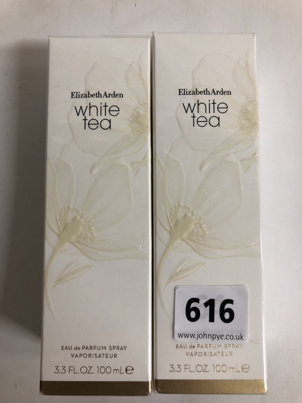 John Pye Auctions 2 X ELIZABETH ARDEN WHITE TEA PERFUME SPRAY