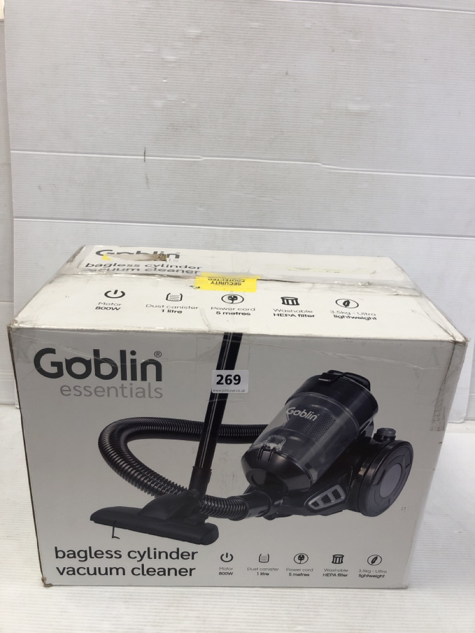John Pye Auctions GOBLIN BAGLESS CYLINDER VACUUM CLEANER