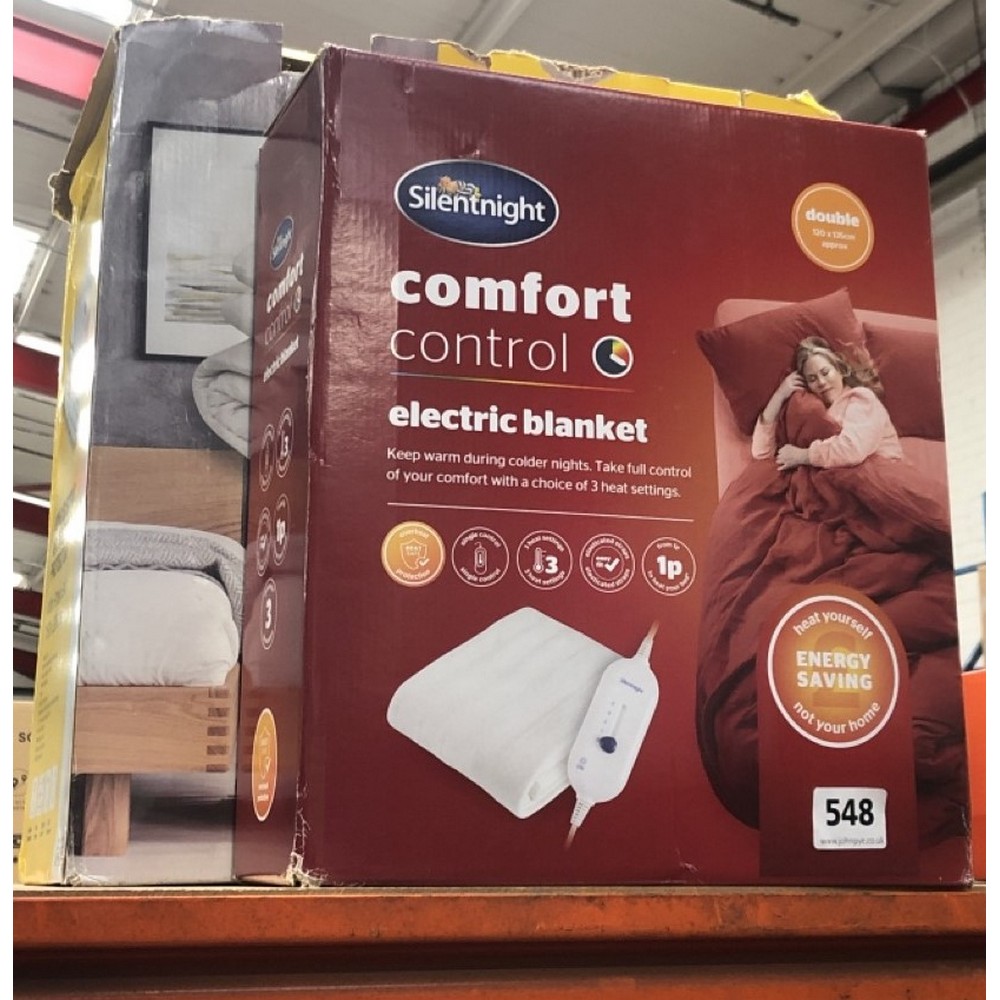 John Pye Auctions SILENTNIGHT COMFORT CONTROL ELECTRIC BLANKET DOUBLE