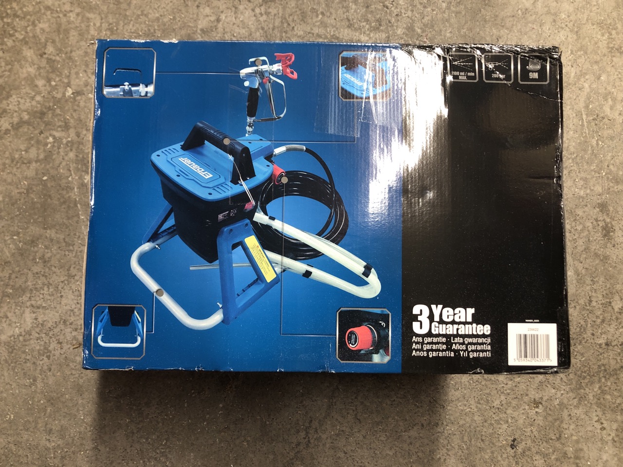 John Pye Auctions ERBAUER 600W PAINT SPRAYER LOCATION MIDDLE RACK