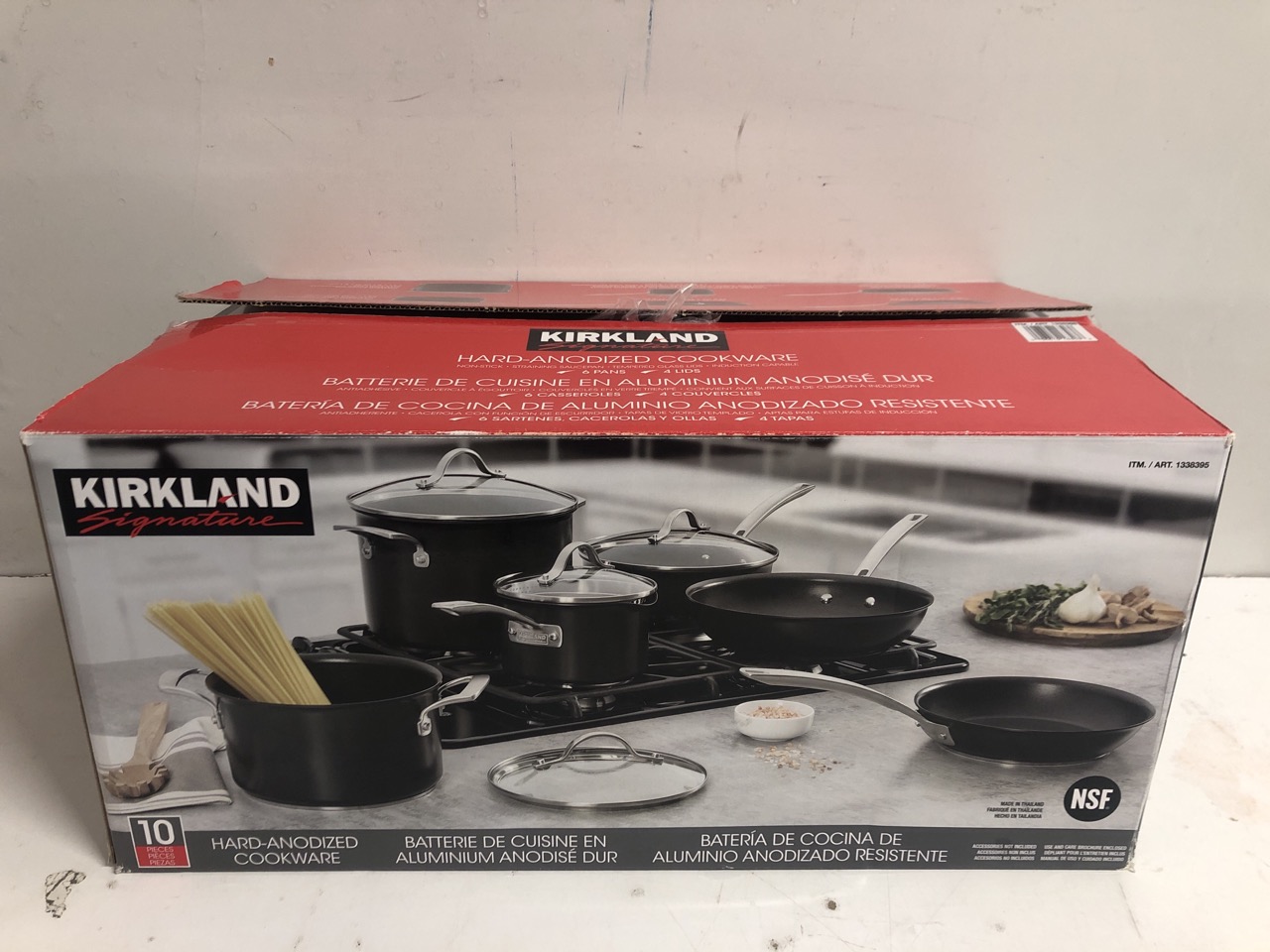 John Pye Auctions KIRKLAND SIGNATURE HARD ANODIZED COOKWARE SET