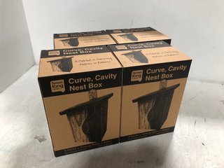 4 X SIMON KING CURVE , CAVITY NEST BOXES: LOCATION - C10