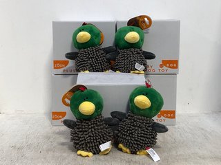 QTY OF ZOON DUCK PLUSH DOG TOYS: LOCATION - C3