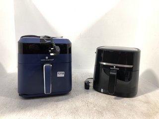 2 X COOK'S ESSENTIALS COMPACT AIR FRYERS: LOCATION - B4