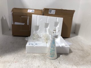 2 X BOXES OF HOME REFLECTIONS LIT GLASS ANGELS: LOCATION - B4