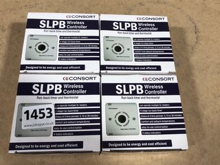 4 X CONSORT SLPB WIRELESS CONTROLLERS: LOCATION - B12