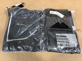 2 X ASSORTED MONTERRAIN CLOTHING ITEMS TO INCLUDE AVALANCHE JOGGERS IN IRON GATE SIZE: S COMBINED RRP - £139.98: LOCATION - B12