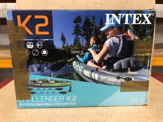 INTEX CHALLENGER K2 SPORT SET COLLECTION KAYAK RRP - £160: LOCATION - B13