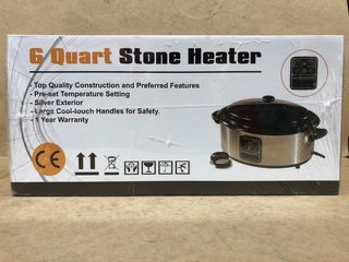 6 QUARTZ STONE HEATER: LOCATION - B13